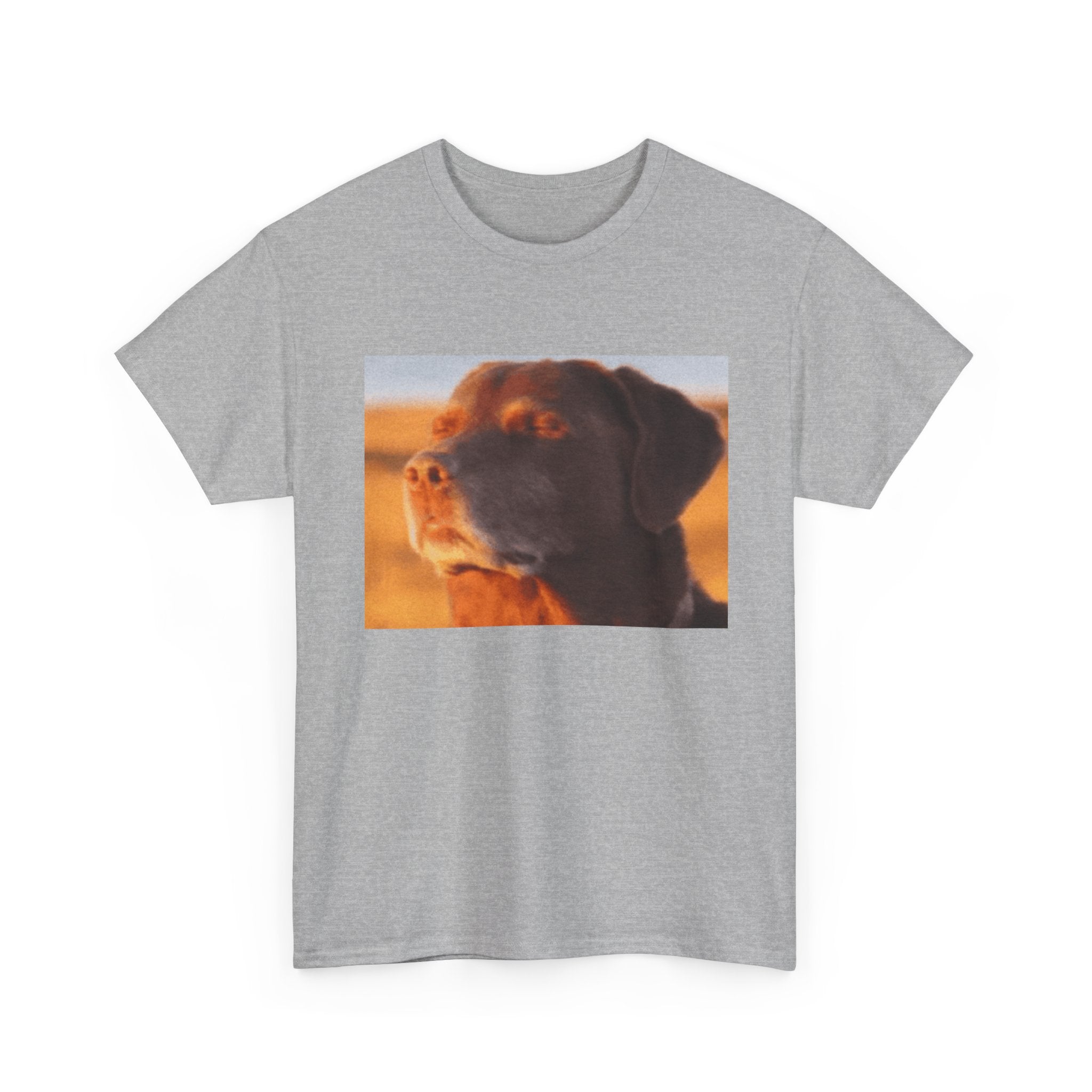Dog Trying not to Laugh - Graphic T-Shirt 100% Cotton