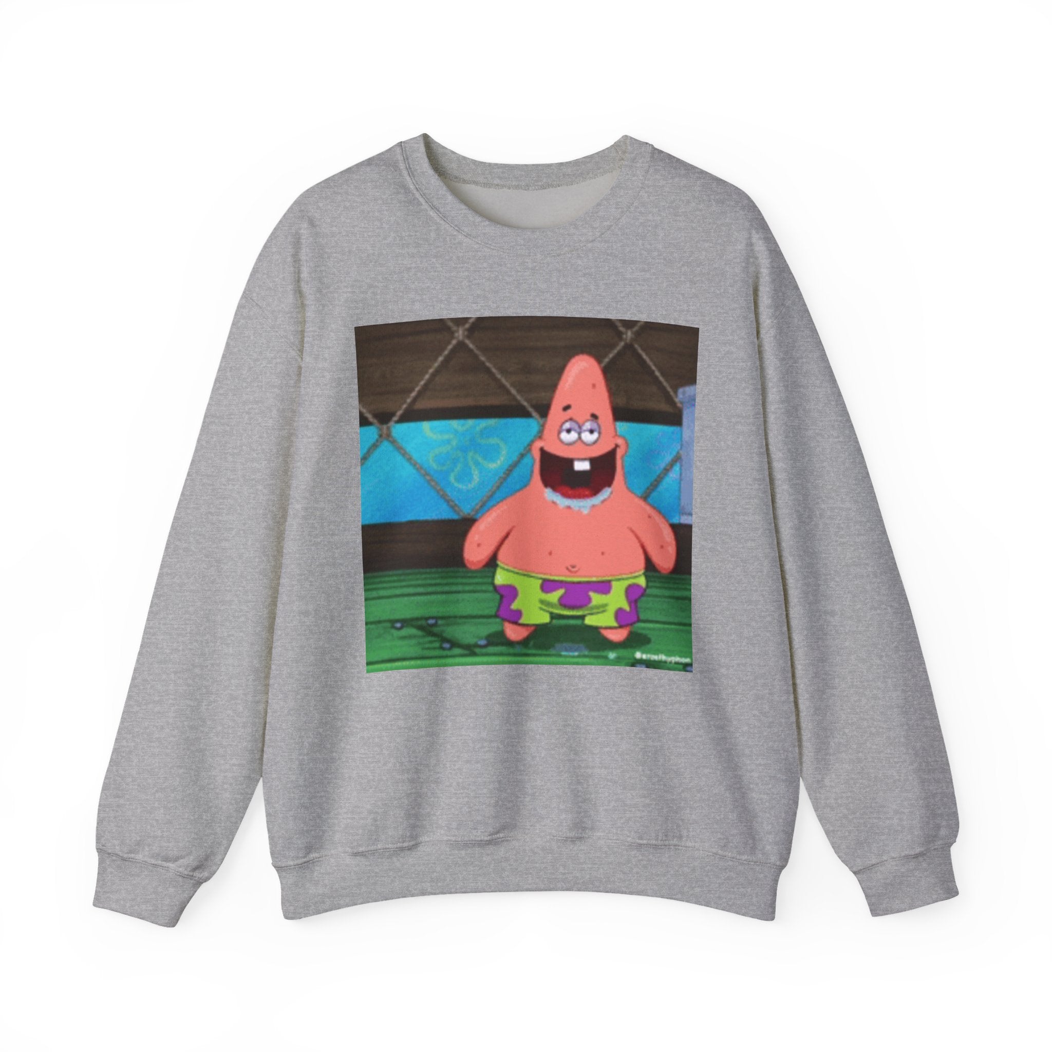 Dumb Patrick Star — Crewneck Long sleeve